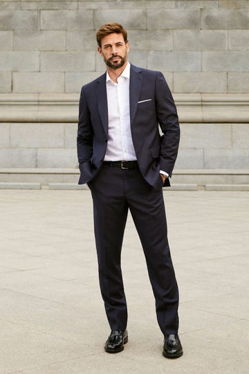 william levy con traje azul de emidio tucci en el corte inglles