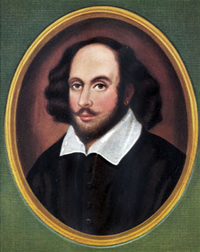 william shakespeare portrait of the english author, playwright