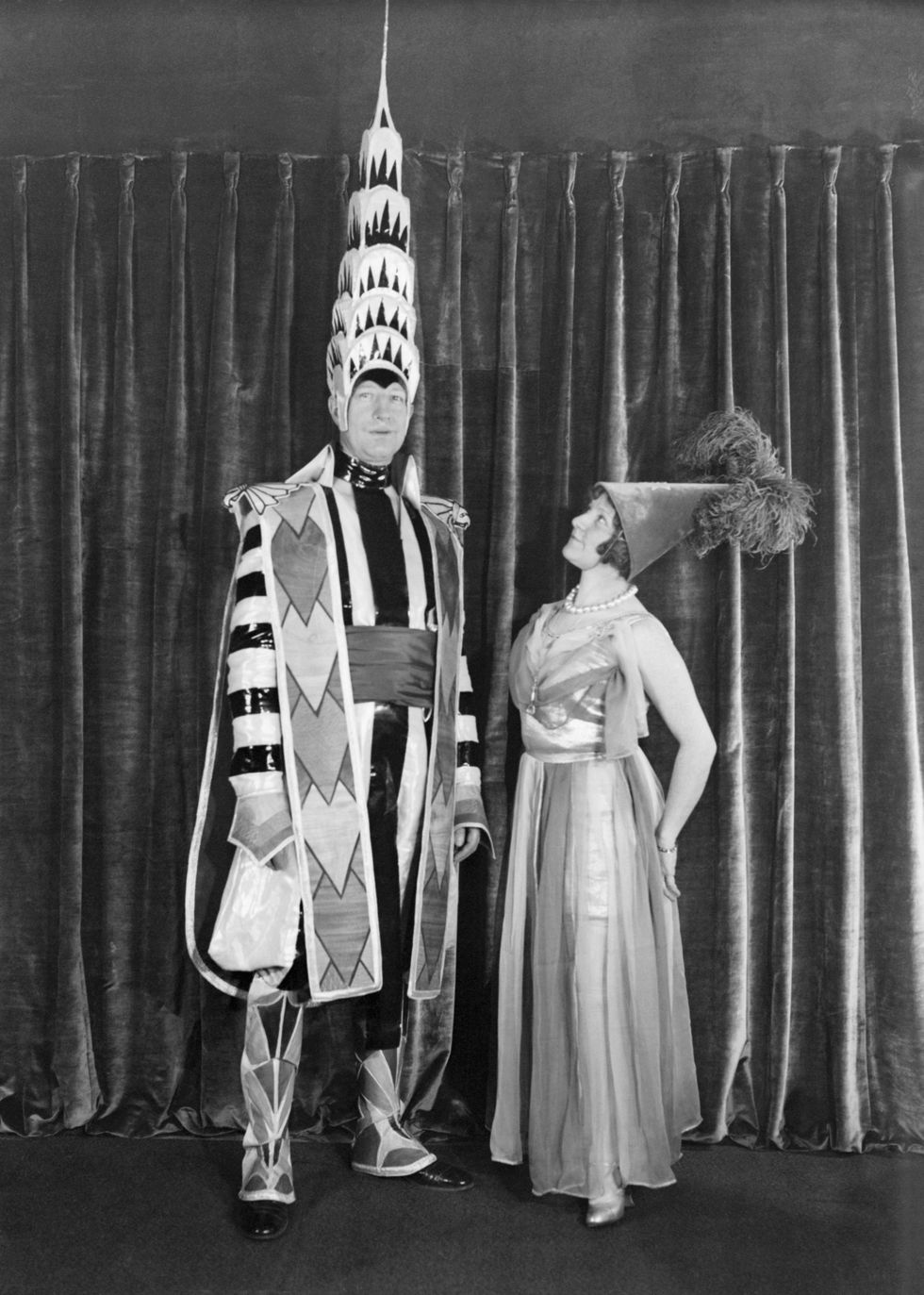 william van alen in chrysler building costume