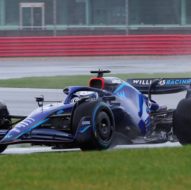 nicholas latifi cdn williams racing fw44 williams racing fw44   film day and shakedown, tuesday15th february 2022, silverstone