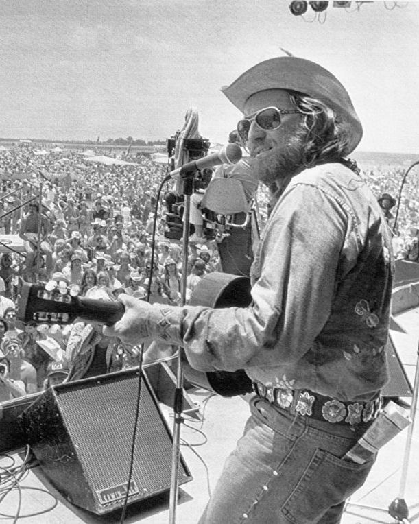 willie nelson young photos 1974