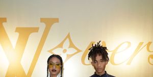 paris, france june 20 editorial use only for non editorial use please seek approval from fashion house willow smith and jaden smith attend the louis vuitton menswear springsummer 2024 show as part of paris fashion week on june 20, 2023 in paris, france photo by antoine flamentgetty images