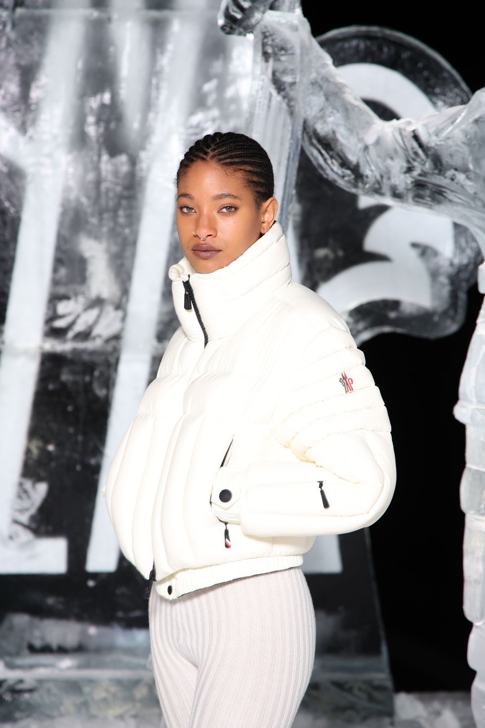 willow smith at moncler grenoble fall winter 2024 fashion show