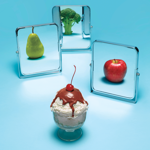 sundae mirrored as healthy foods