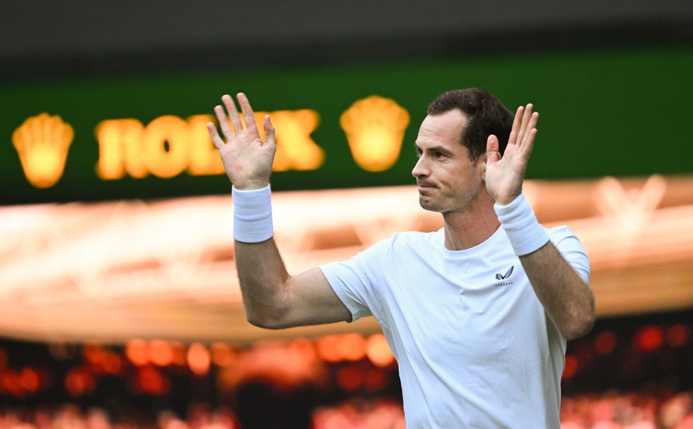 andy murray plays final wimbledon game
