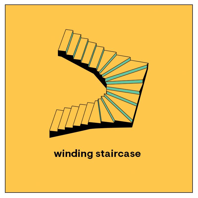 winding stairs