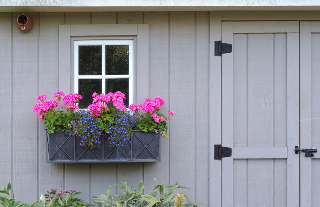 Window Box on Shed