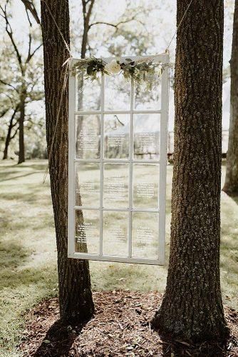 window frame outdoor wedding sign