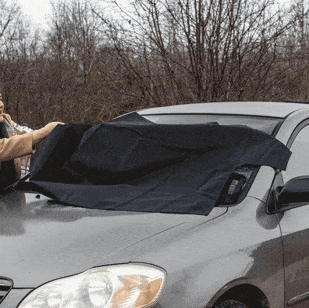Winter weather alert? Prep your car with this magnetic windshield cover on  sale.