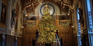 Windsor Castle Christmas tree