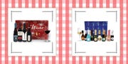 red and sparkling wine advent calendars