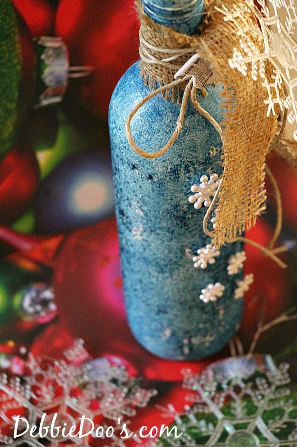 wine bottle crafts christmas