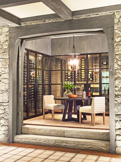 stone wine cellar design