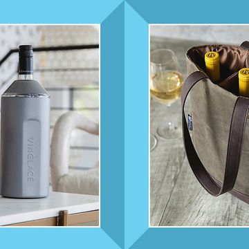 wine chiller and wine tote bag