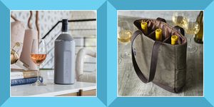 wine chiller and wine tote bag
