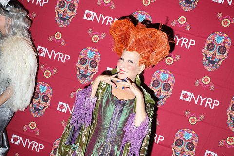 new york, ny   october 28 bette midler dressed as winifred sanderson from hocus pocus attends bette midlers annual hulaween bash benefiting the new york restoration project at the waldorf astoria grand ballroom on october 28, 2016 in new york city photo by rebecca smeynegetty images