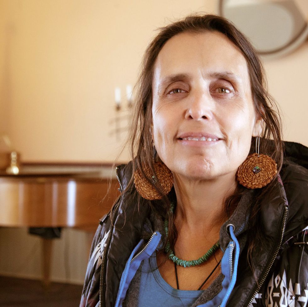 portrait of native american activist winona laduke