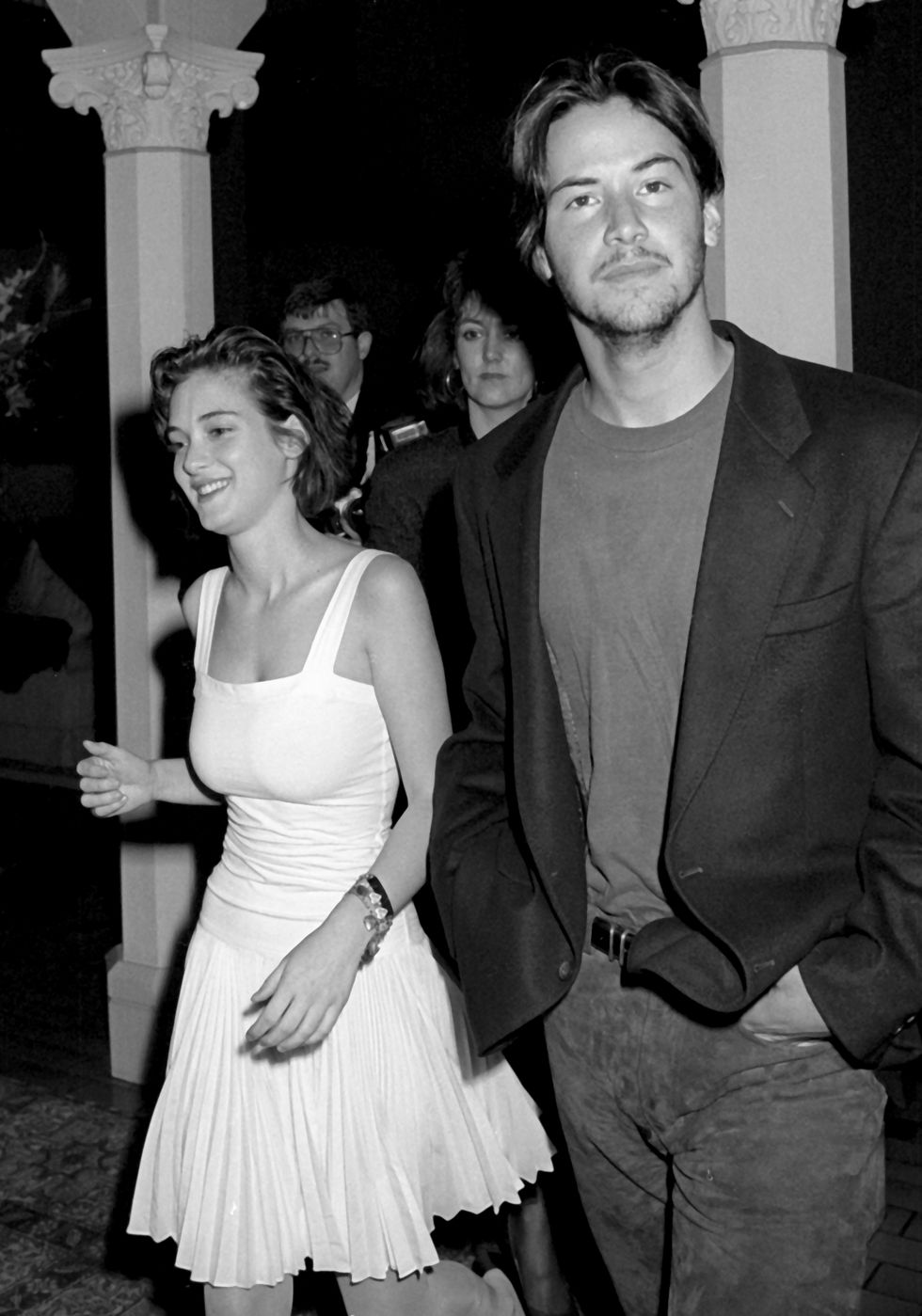 Sofia Coppola and Keanu Reeves, 1992 - 7th Annual Ifp - 14