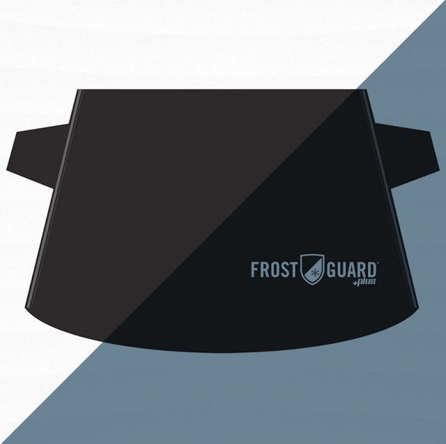 FrostGuard Deluxe Full-Coverage Car Windshield Cover for Ice & Snow,  Standard - Wiper Blade + Side Mirror Coverage - Fit-Fast Straps, Security  Panels + Storage Pouch - Snowflake, 41 x 59 inches 