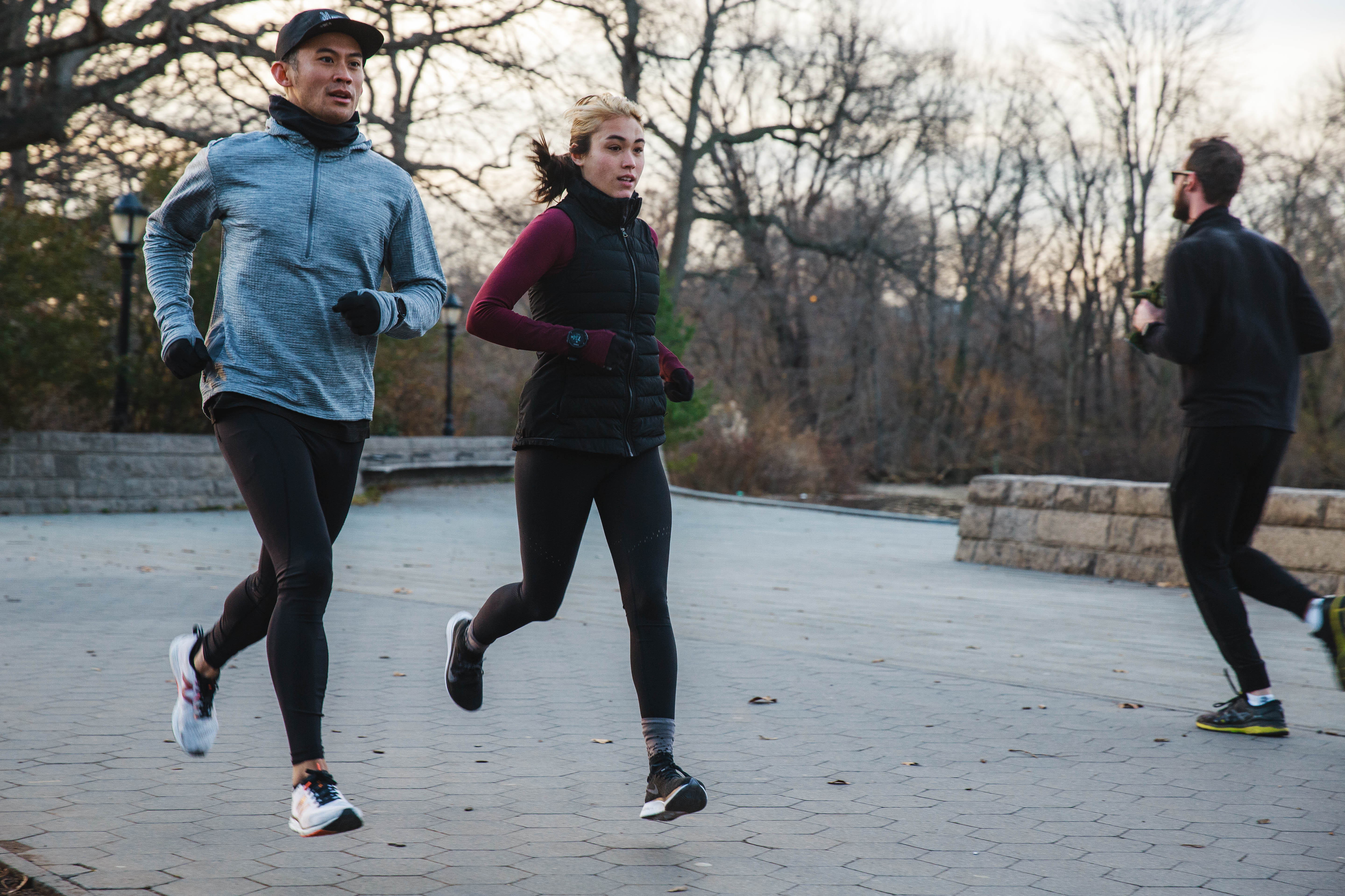 Running, Jogging, Outdoor recreation, Recreation, Exercise, Winter, Fun, Tree, Individual sports, Sports, 