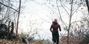 women running in cold weather
