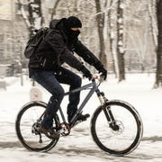 winter bike commuting