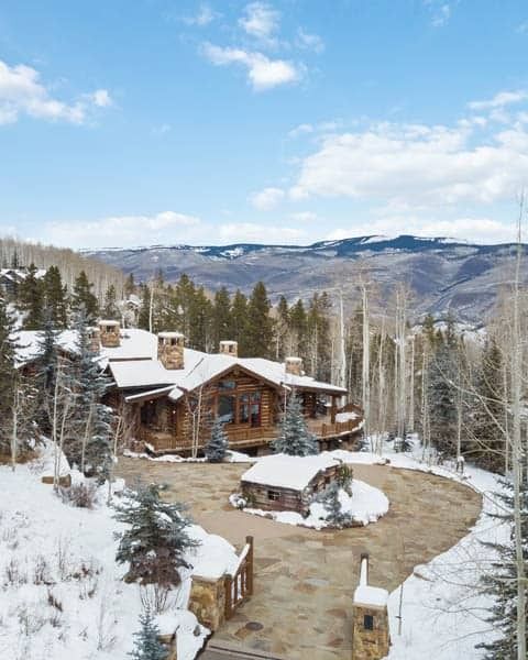 winter cabin resort