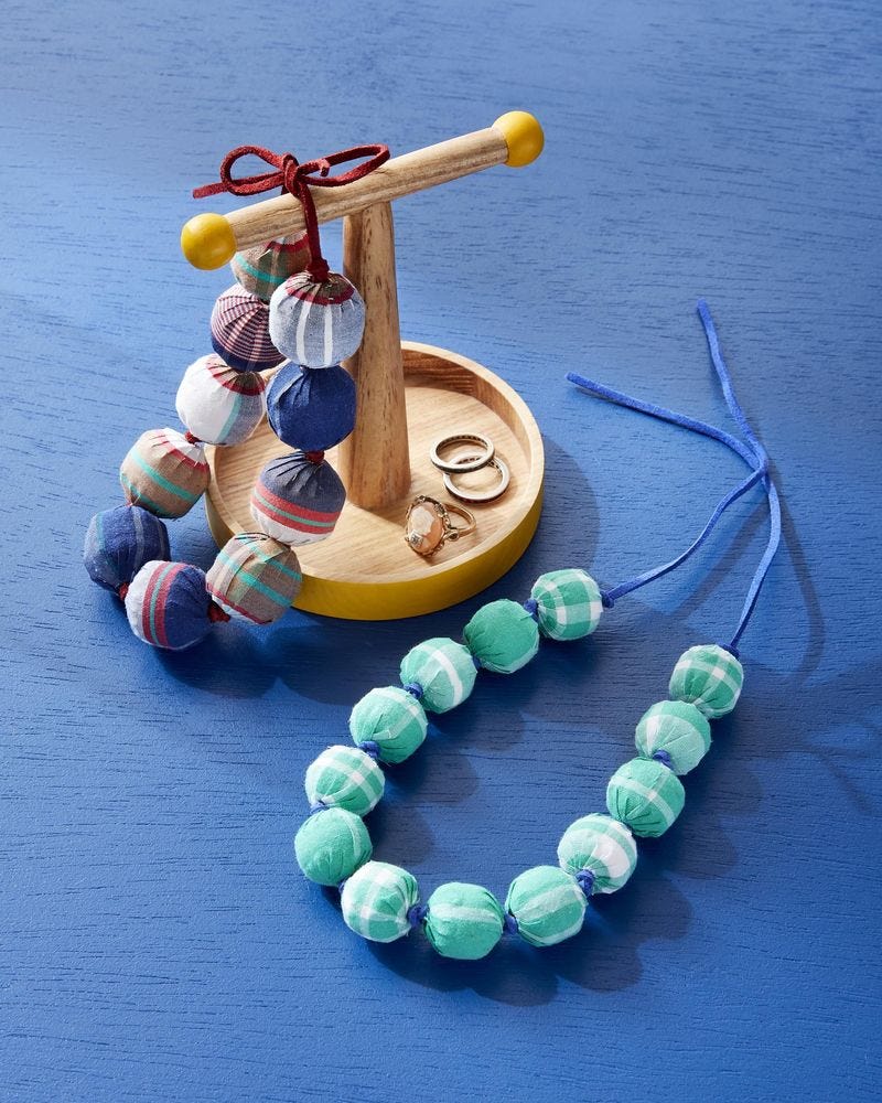 wooden bead necklaces