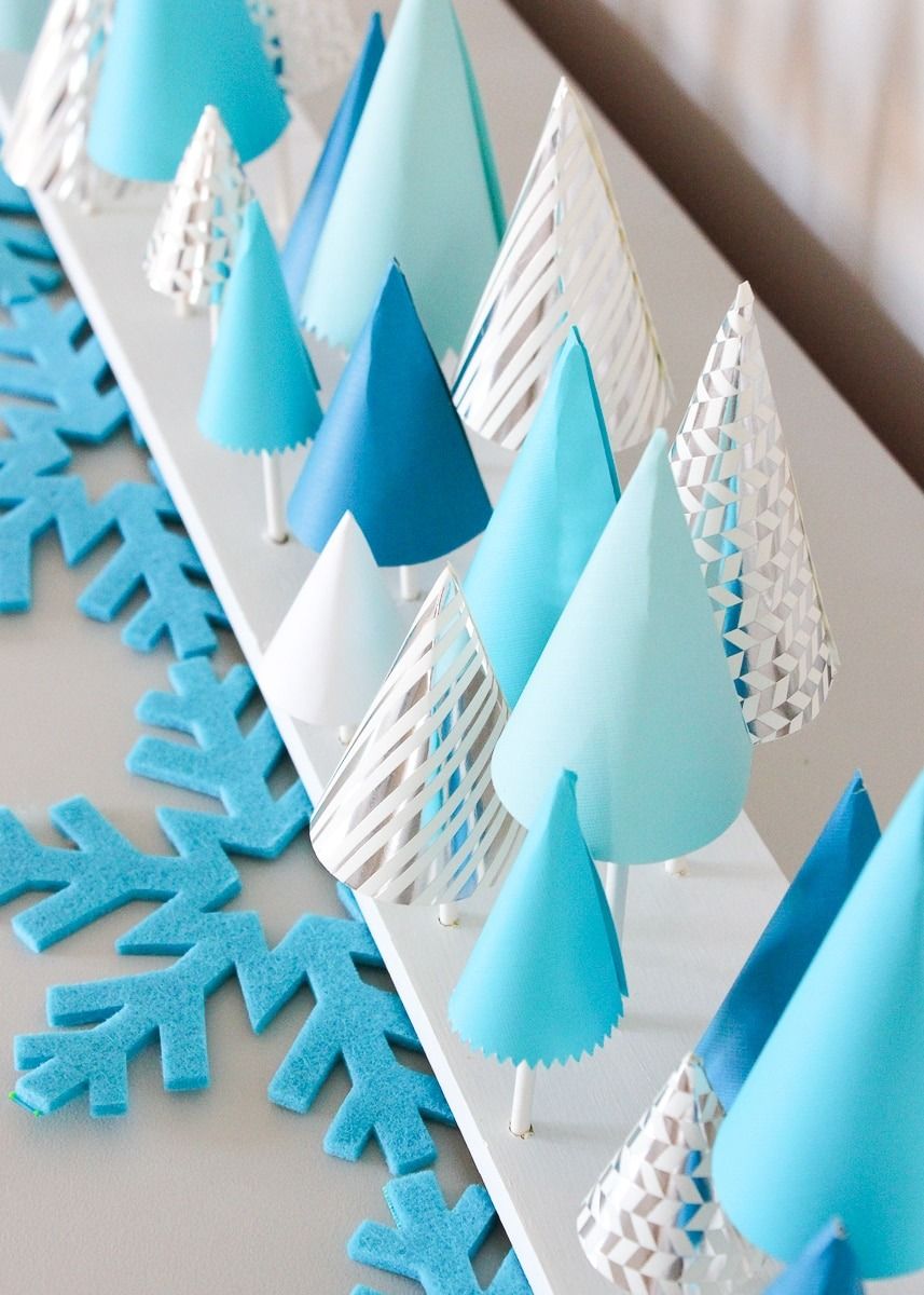 DIY Winter Wonderland Decor, DIY Christmas Party Decor