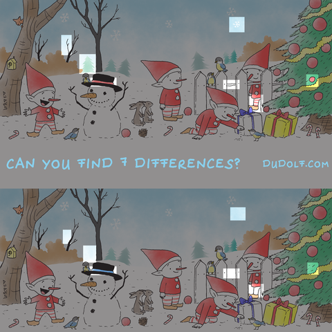 winter differences puzzle solution