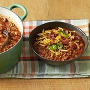 winter dinner ideas beef and bean chili