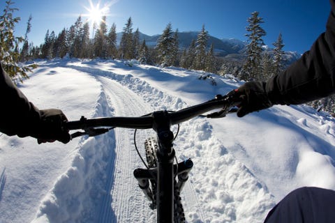 bike riding in cold weather