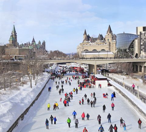 Winterlude Festival in Ottawa, Canada