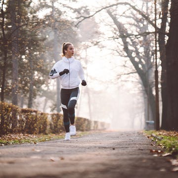 winter jogging