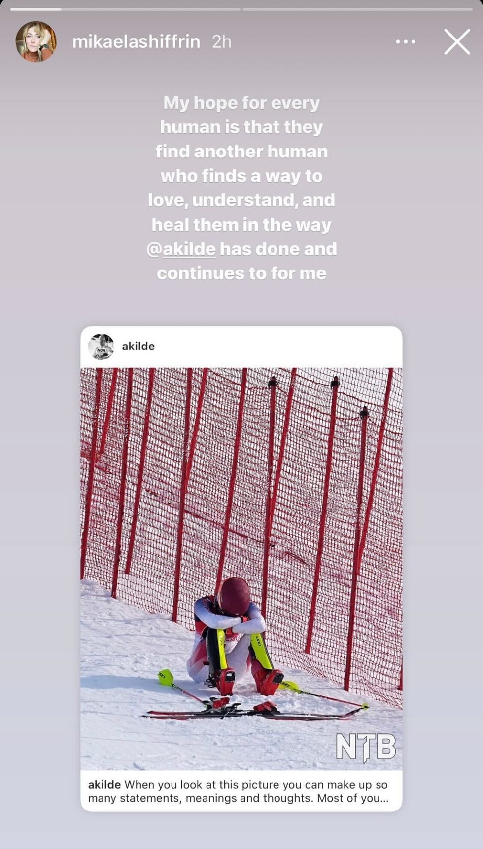 instagram mikaela shiffrin winter olympics 2022