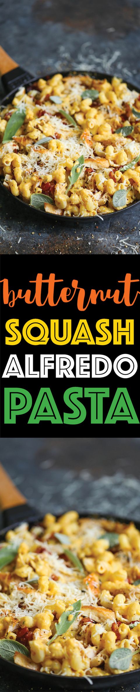 winter squash alfredo pasta recipe