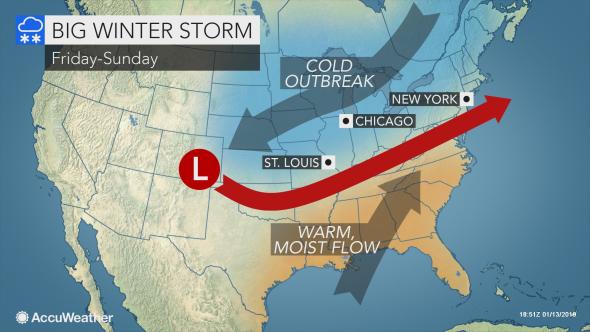 preview for The 'Old Farmer’s Almanac' Winter 2019 Forecast Says It Will be Warm and Wet