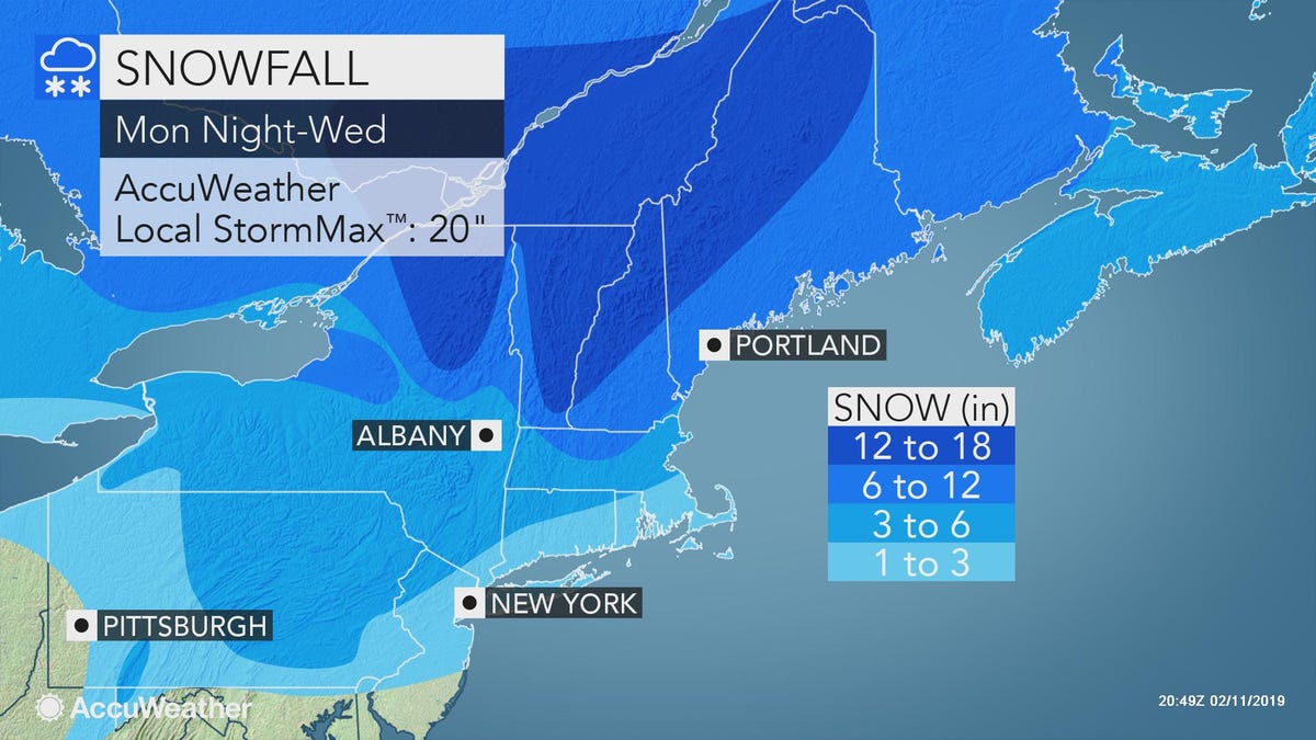 preview for The 'Old Farmer’s Almanac' Winter 2019 Forecast Says It Will be Warm and Wet
