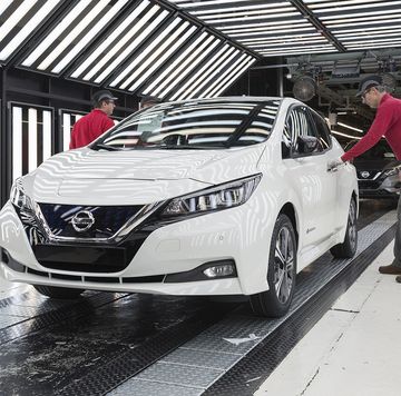 production begins of the new nissan leaf in europe