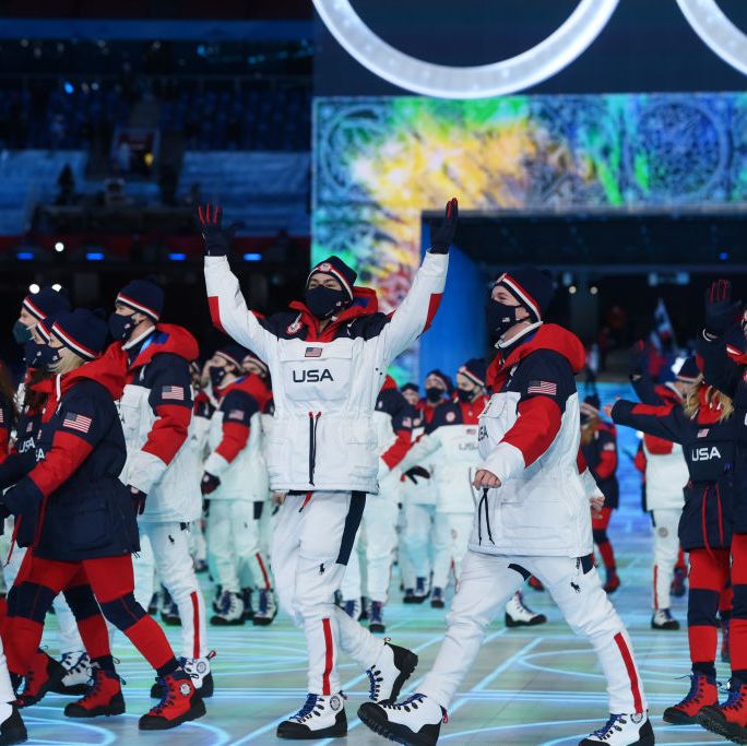 USA opening ceremony outfits 2022, Team USA walks out