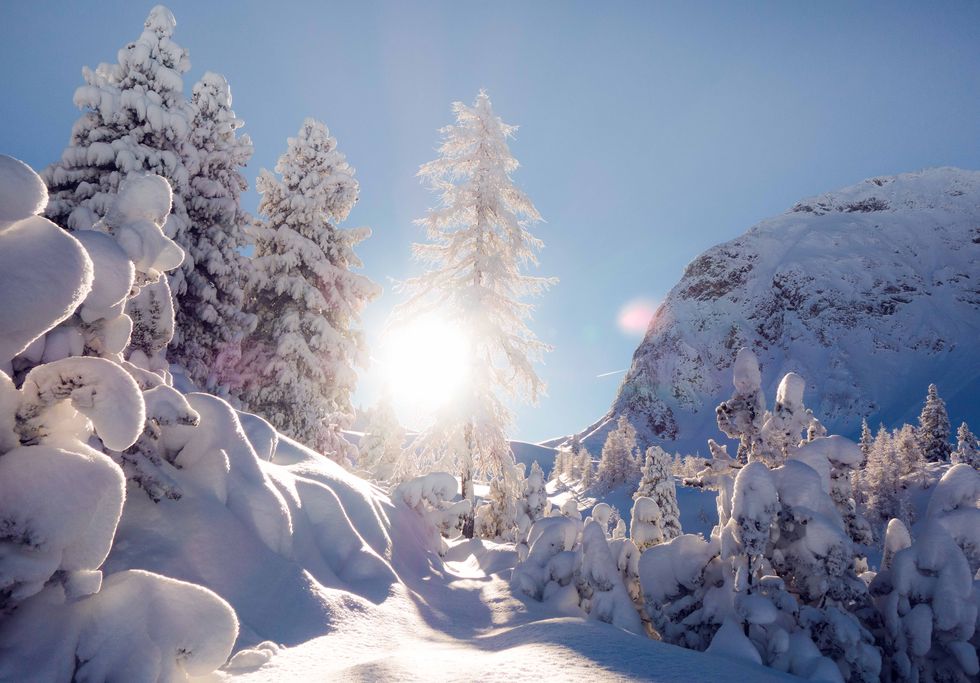 De sneeuwlandschappen in het Zillertal zijn sprookjesachtig mooi