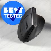 best tested logitech wireless mouse next to mug and laptop