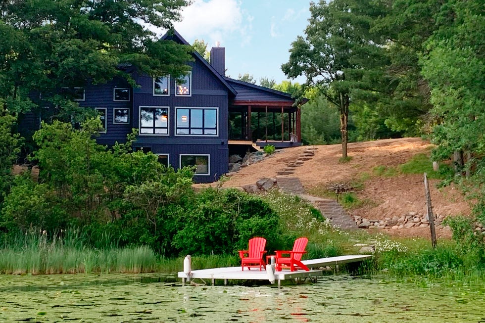 wisconsin summer cabin exterior