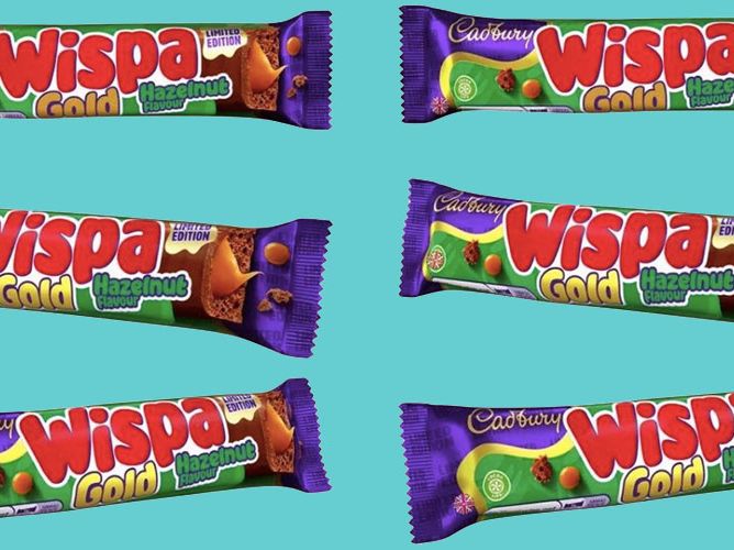 Cadburys Wispa Hazelnut & Wispa Gold Chocolate Selection Box 