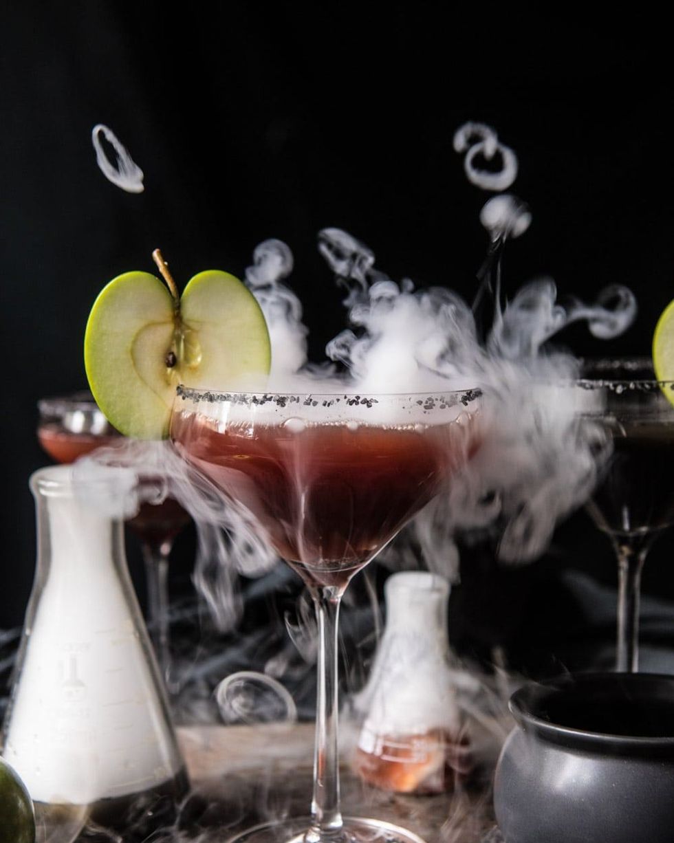 witch themed food poison apple martini