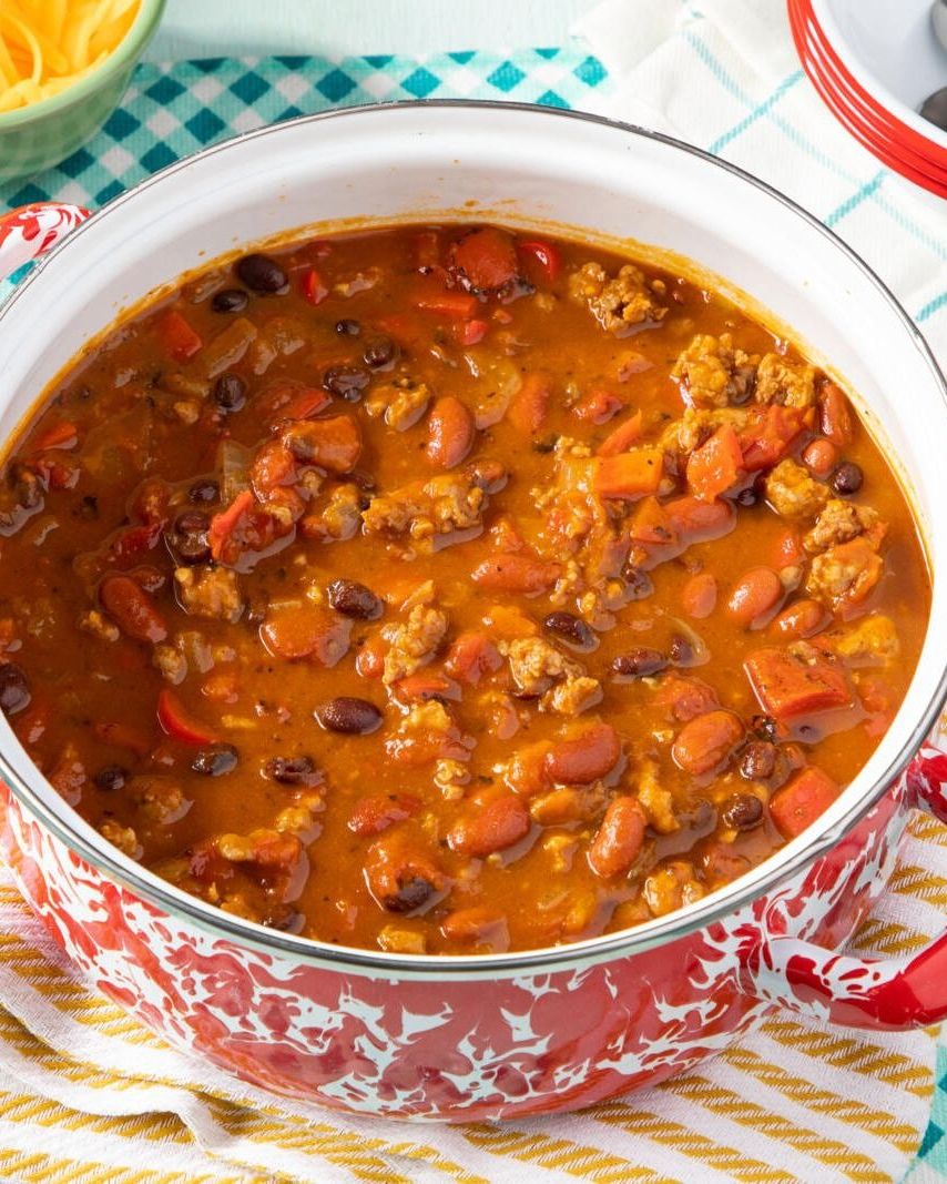 witch themed food pumpkin chili