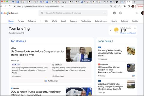 chrome browser with many tabs open