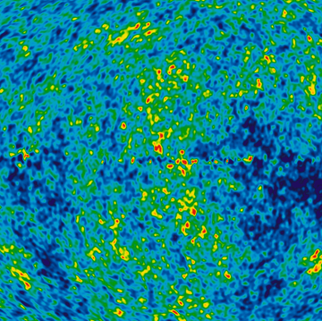 een afbeelding van een kosmische microgrolfstraling een afbeelding van een kosmische microgrolfstraling