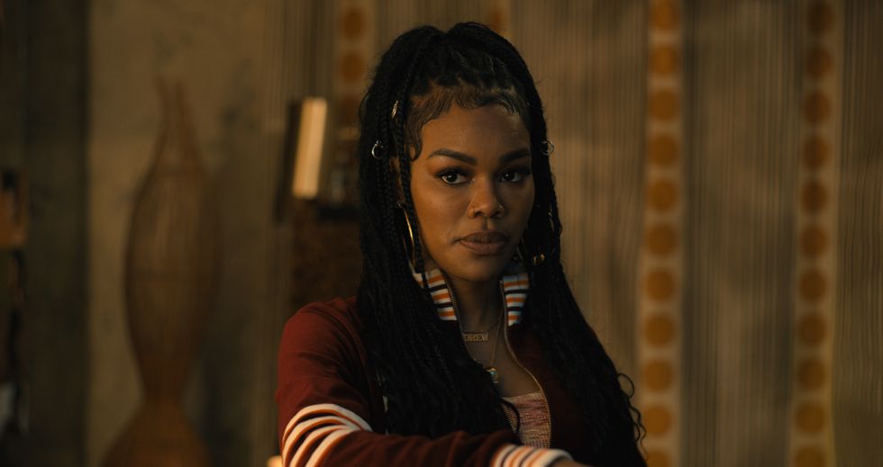 teyana taylor as imani in 20th century studios' white men can't jump, exclusively on hulu photo courtesy of 20th century studios © 2023 20th century studios all rights reserved