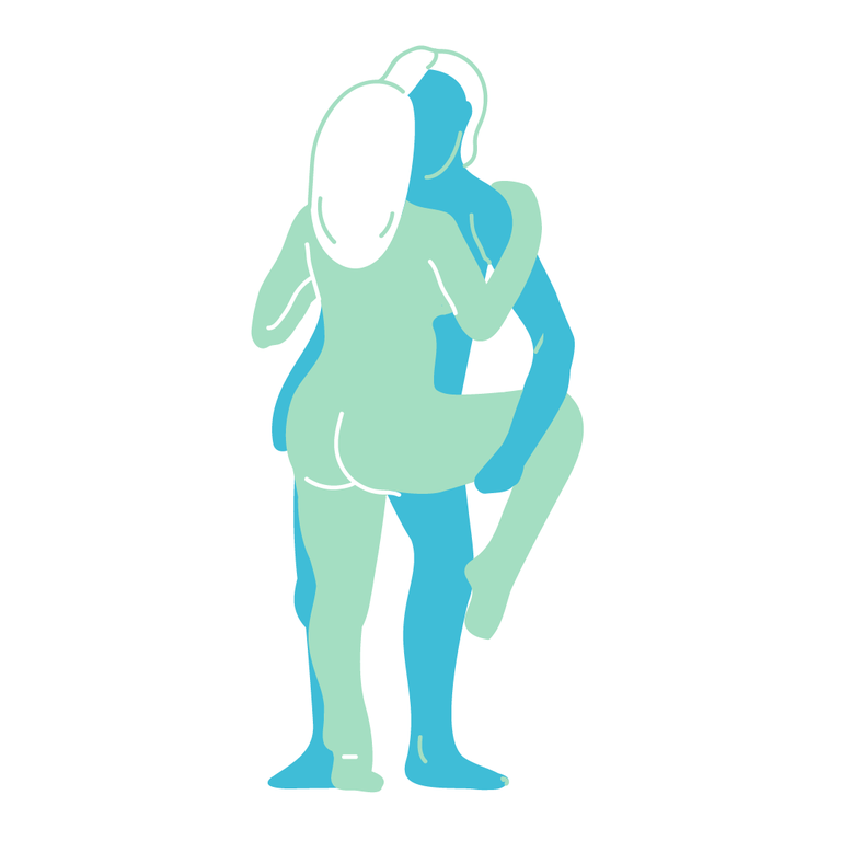 Turquoise, Silhouette, Illustration, Fictional character, 